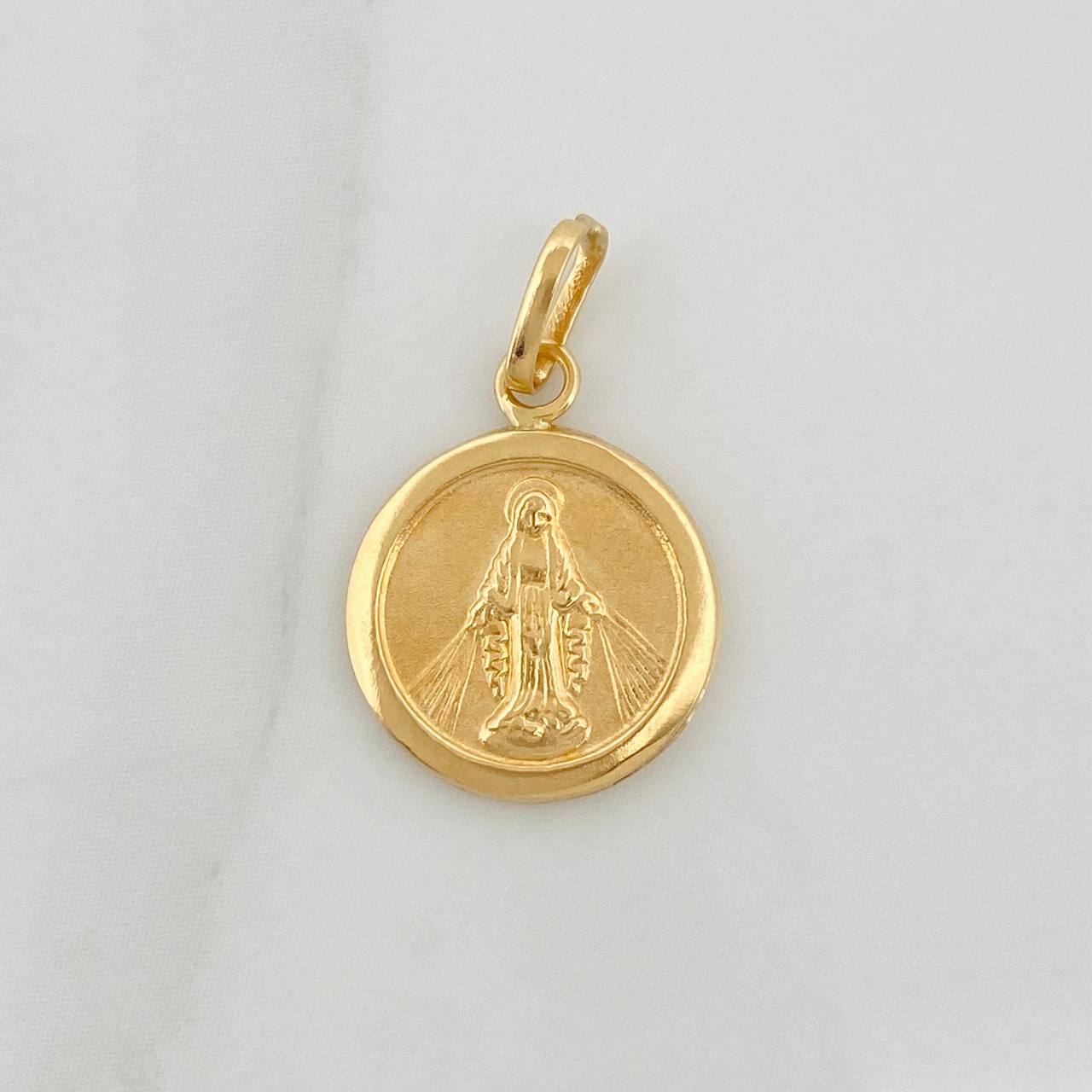 Dije Virgen Milagrosa 0.45gr / 1.8cm / Oro Amarillo 18K &