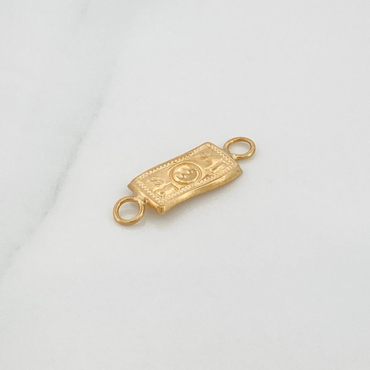 Herraje One Dólar 0.35gr / 1.7cm / Oro Amarillo 18K