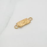 Herraje One Dólar 0.35gr / 1.7cm / Oro Amarillo 18K