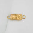 Herraje One Dólar 0.35gr / 1.7cm / Oro Amarillo 18K