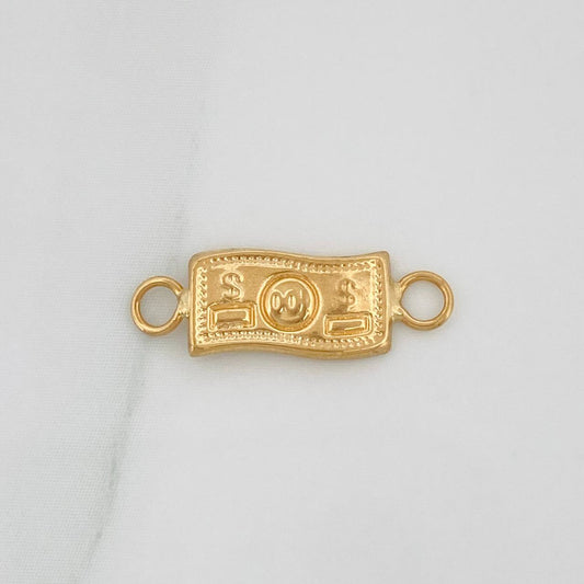 Herraje One Dólar 0.35gr / 1.7cm / Oro Amarillo 18K