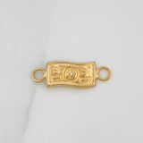 Herraje One Dólar 0.35gr / 1.7cm / Oro Amarillo 18K