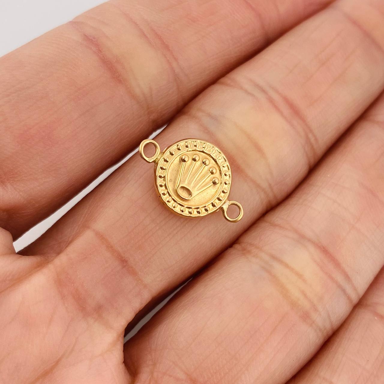 Herraje Corona 0.5gr / 1.5cm / Oro Amarillo 18K %