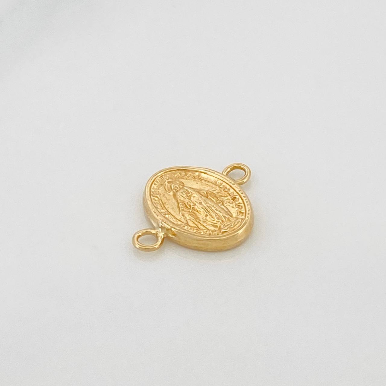 Herraje Virgen Milagrosa 0.45gr / 1.5cm / Oro Amarillo 18K &