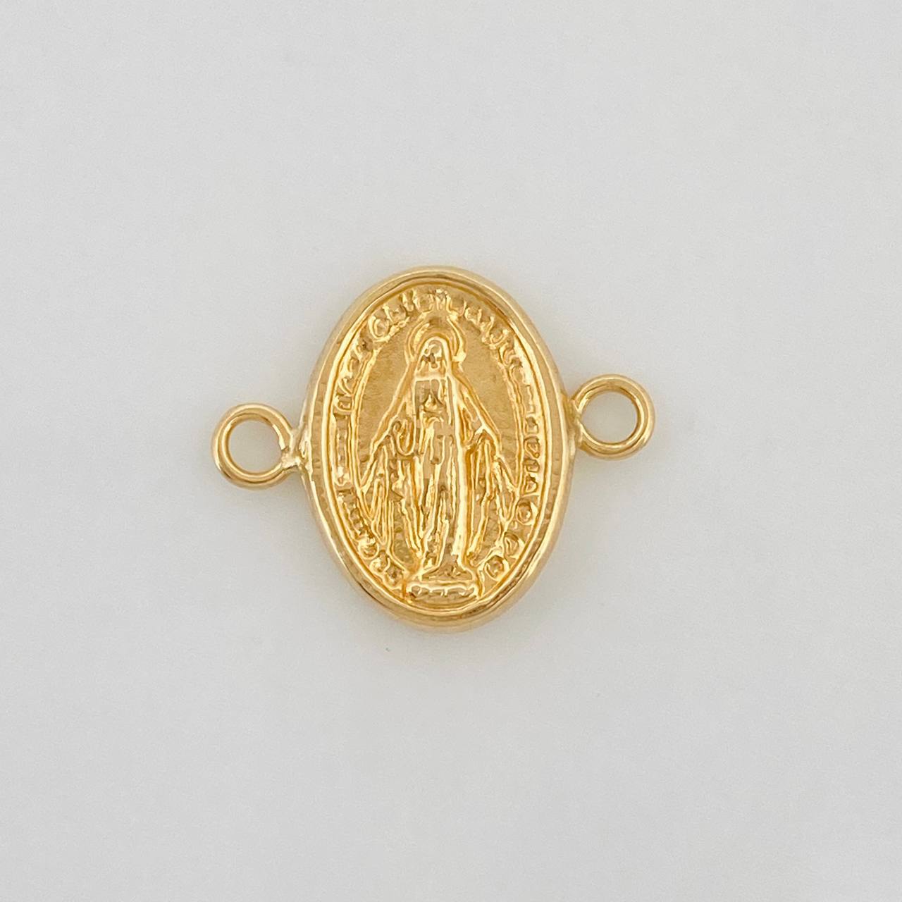 Herraje Virgen Milagrosa 0.45gr / 1.5cm / Oro Amarillo 18K &