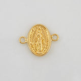 Herraje Virgen Milagrosa 0.45gr / 1.5cm / Oro Amarillo 18K &
