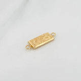 Herraje One Dolar 0.75g / 2.5cm Oro Amarillo 18K