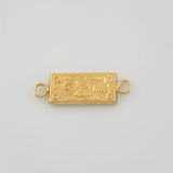 Herraje One Dolar 0.75g / 2.5cm Oro Amarillo 18K
