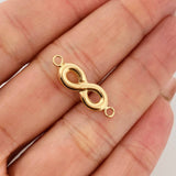 Herraje Infinito 0.65gr / 2.3cm / Oro Amarillo 18K