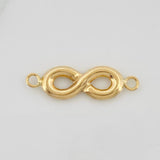 Herraje Infinito 0.65gr / 2.3cm / Oro Amarillo 18K