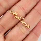Herraje Linea De Vida 0.8gr / 2.9cm / Oro Amarillo 18K &