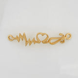 Herraje Linea De Vida 0.8gr / 2.9cm / Oro Amarillo 18K &
