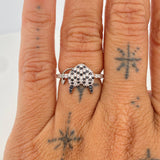 Anillo Corazon Devil 2.6gr / T6 1/4 / Tres Oros 18K %