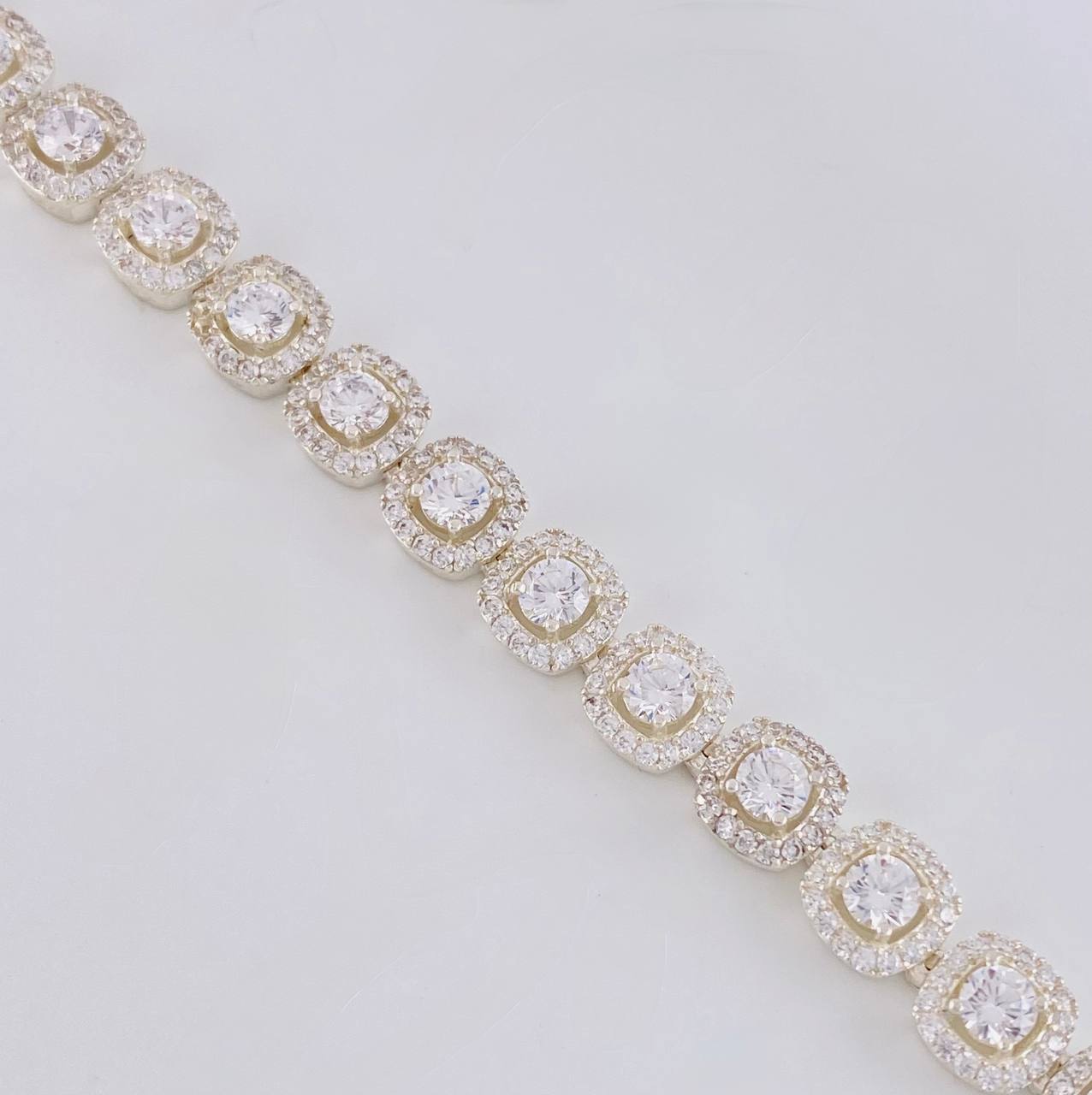 Cadena Tenis 59.75g / 50cm / 7.75mm Plata 925