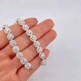 Cadena Tenis 63.3g / 55cm / 7.75mm Plata 925