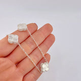 Cadena Rolo Trébol Diamantado 16.25g / 57cm / 1.9mm Plata 925