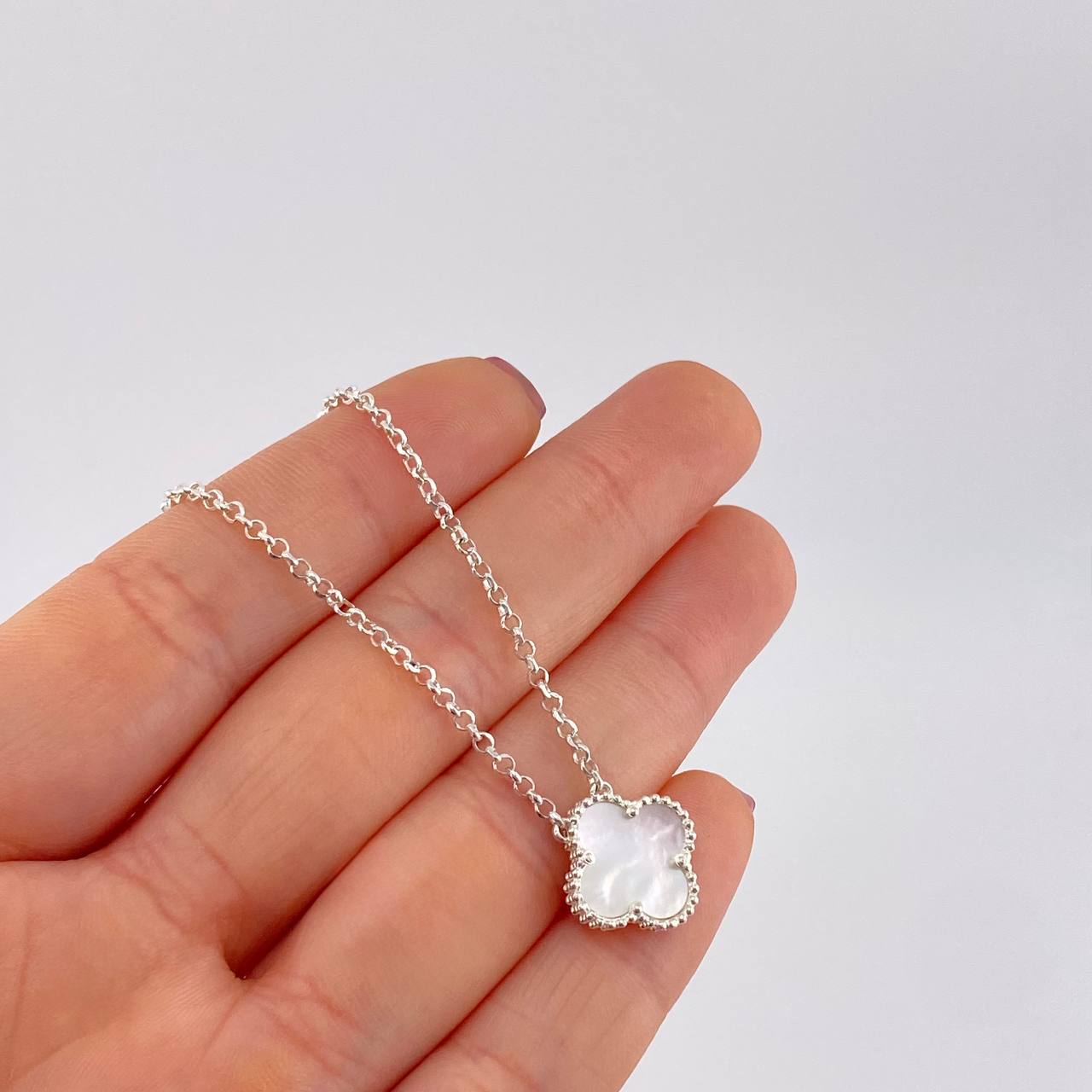 Cadena Rolo Trebol 4.4g / 50.5cm / 1.9mm Plata 925