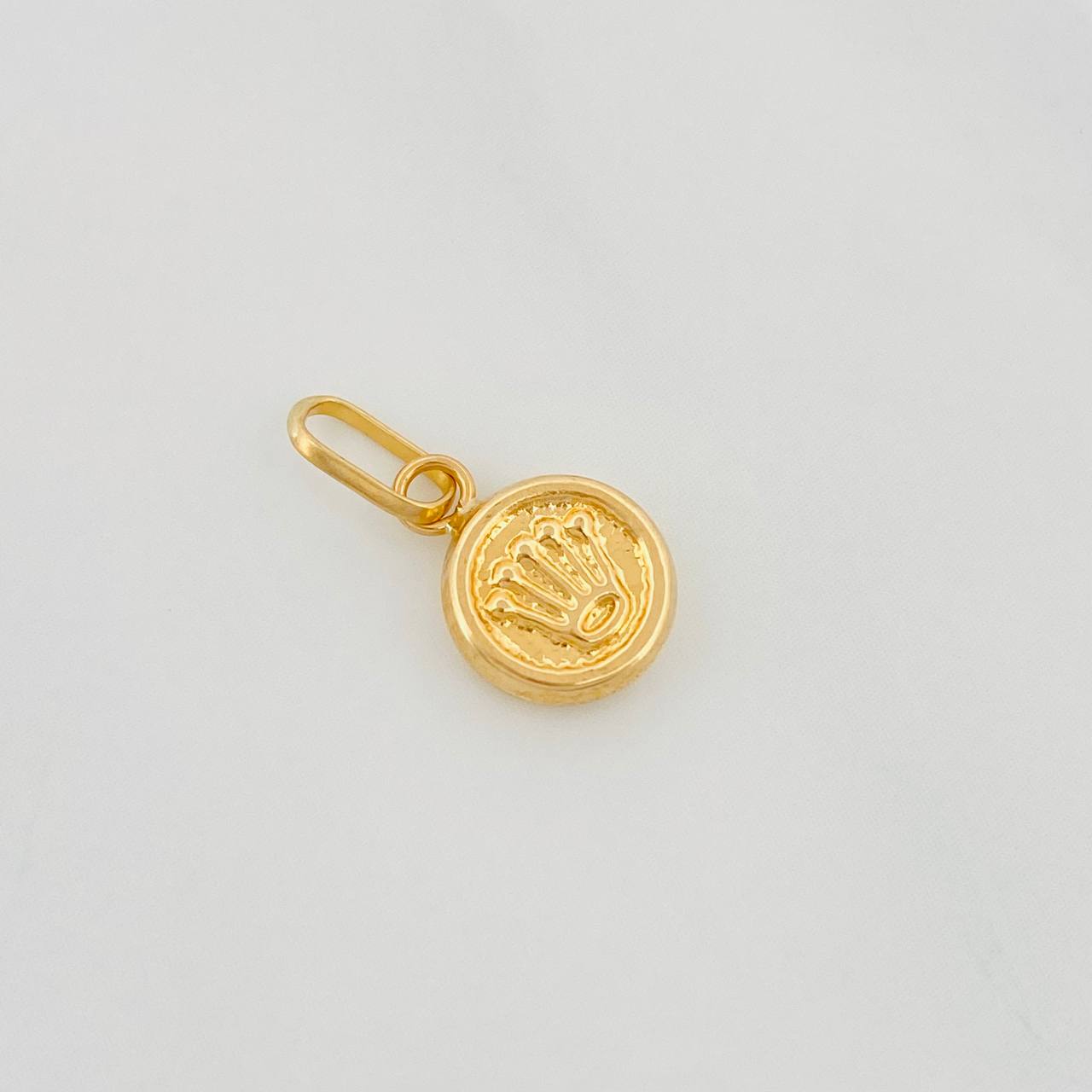 Dije Corona 0.3g / 1.6cm Oro Amarillo 18K
