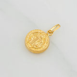 Dije San Benito 0.75g / 1.9cm Oro Amarillo 18K