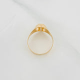 Anillo Sello Corazon 1.25g / T5 Oro Amarillo 18K