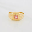 Anillo Sello Cuadrado 1.3g / T5 1/4 Oro Amarillo 18K