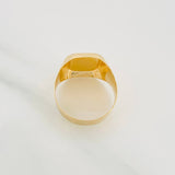 Anillo Sello Brujula 3.15g / T8 3/4 Oro Amarillo 18K