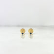Topos Bisel 0.35gr / Circones Negros Oro Amarillo *