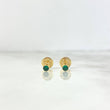 Topos Bisel 0.4gr / Circon Verde Oro Amarillo