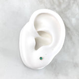 Topos Bisel 0.4gr / Circon Verde Oro Amarillo