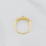 Anillo Solitario Churumbela 1.85g / T7 Oro Amarillo 18K