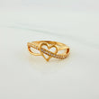 Anillo Silueta Corazón 2.4g / T7 1/4 Oro Amarillo 18K