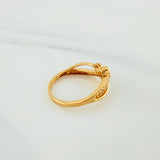 Anillo Silueta Corazón 2.4g / T7 1/4 Oro Amarillo 18K