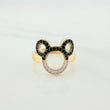 Anillo Raton 3.3g / T5 Tres Oros 18K