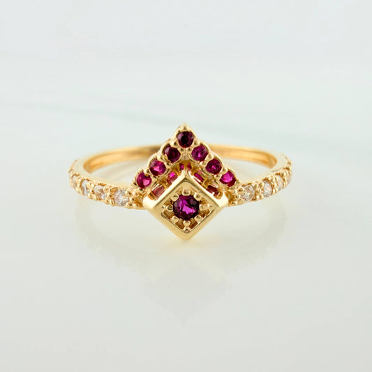 Anillo Rombo 1.75g / T6 1/2 Oro Amarillo 18K