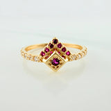 Anillo Rombo 1.75g / T6 1/2 Oro Amarillo 18K