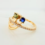 Anillo Linea Invertida 2.7g / T6 Oro Amarillo 18K