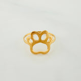 Anillo Silueta Huella 1.95g / T7 1/4 Oro Amarillo 18K