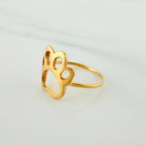 Anillo Silueta Huella 1.95g / T7 1/4 Oro Amarillo 18K