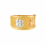 Anillo Treboles 1.7g / T5 3/4 Tres Oros 18K