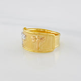 Anillo Libélulas 1.65g / T6 1/4 Tres Oros 18K
