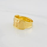 Anillo Libélulas 1.65g / T6 1/4 Tres Oros 18K