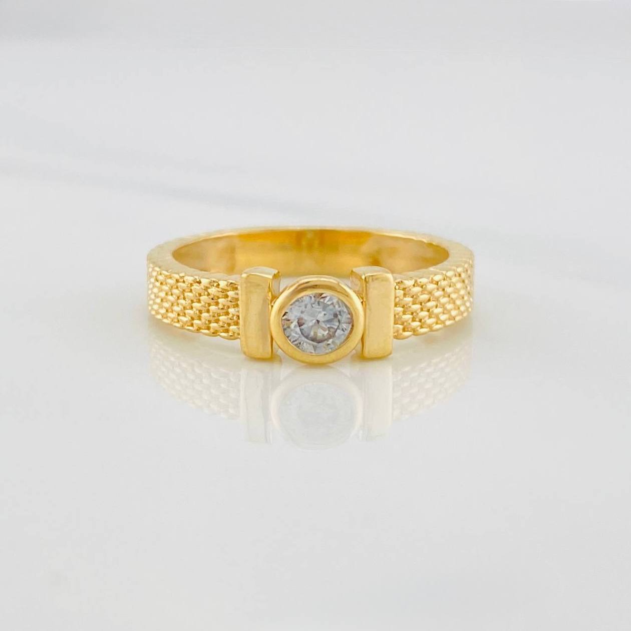Anillo Cinturón 3.85g / T6 1/2 Oro Amarillo 18K