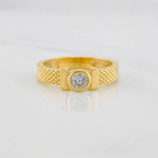 Anillo Cinturón 3.85g / T6 1/2 Oro Amarillo 18K