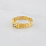 Anillo Cinturón 3.85g / T6 1/2 Oro Amarillo 18K
