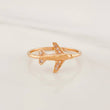 Anillo Avión 1.55g / T7 Oro Rosa 18K