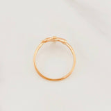 Anillo Avión 1.55g / T7 Oro Rosa 18K