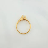 Anillo Solitario 2.1g / T6 1/4 Oro Amarillo 18K