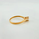 Anillo Solitario 2.1g / T7 1/4 Oro Amarillo 18K