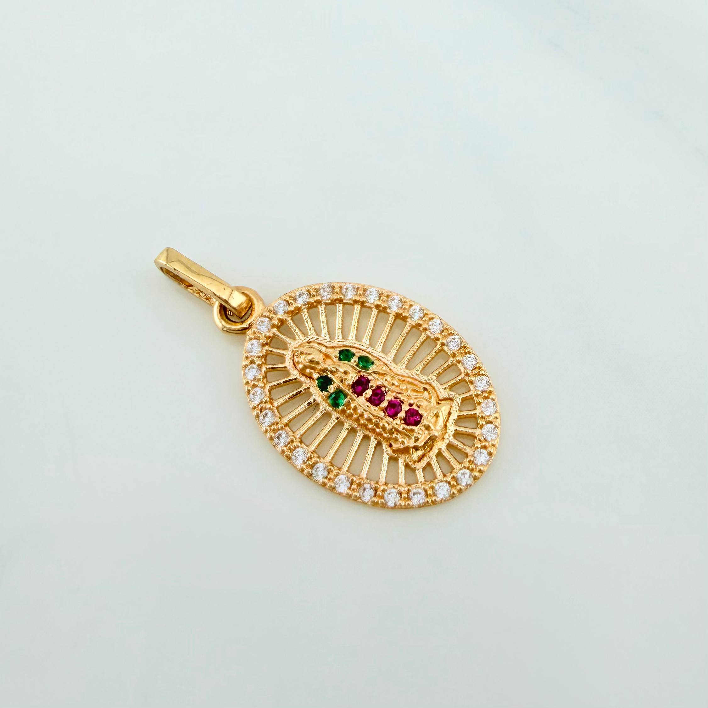 Dije Virgen Guadalupe 1.6g / 2.5cm Oro Amarillo 18K