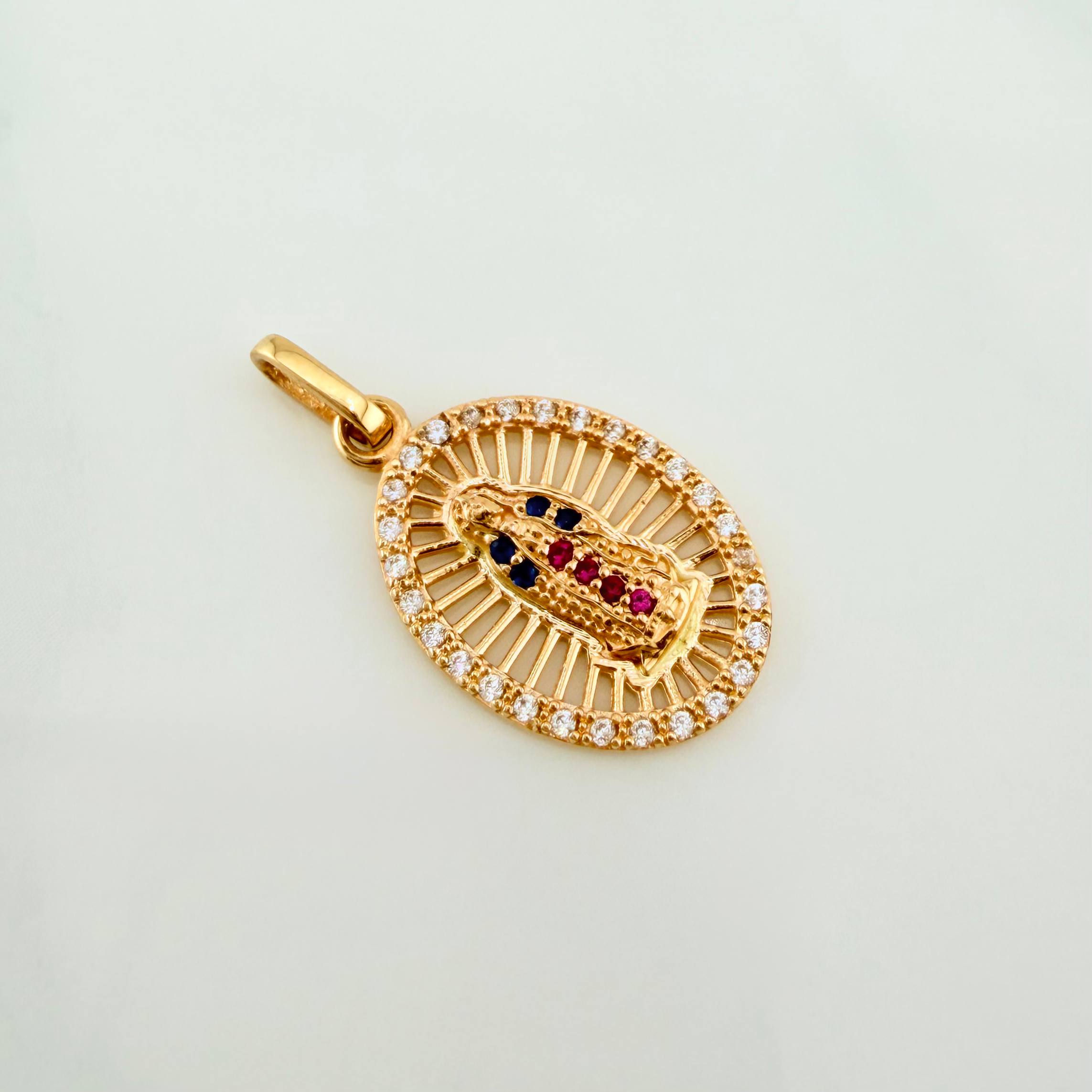 Dije Virgen Guadalupe 1.6g / 2.5cm Oro Amarillo 18K